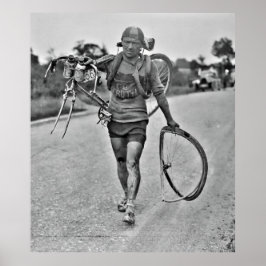 Tour de France 1928 Bühne 7 Italienisches Giusto C Poster