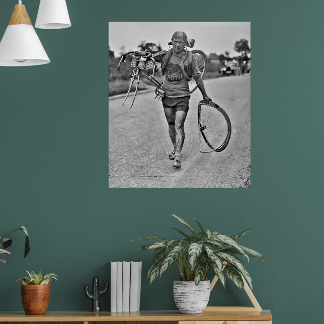 Tour de France 1928 Bühne 7 Italienisches Giusto C Poster (Wohnzimmer 1)