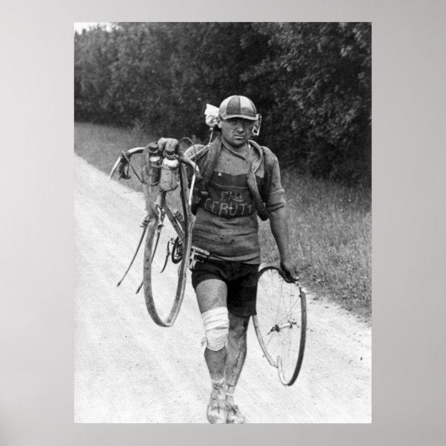 Tour de France 1928 Italienischer Giusto Cerutti W Poster (Vorne)