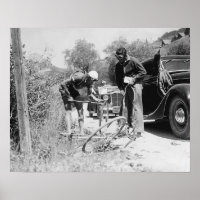 Tour de France Cyclist repariert 1936