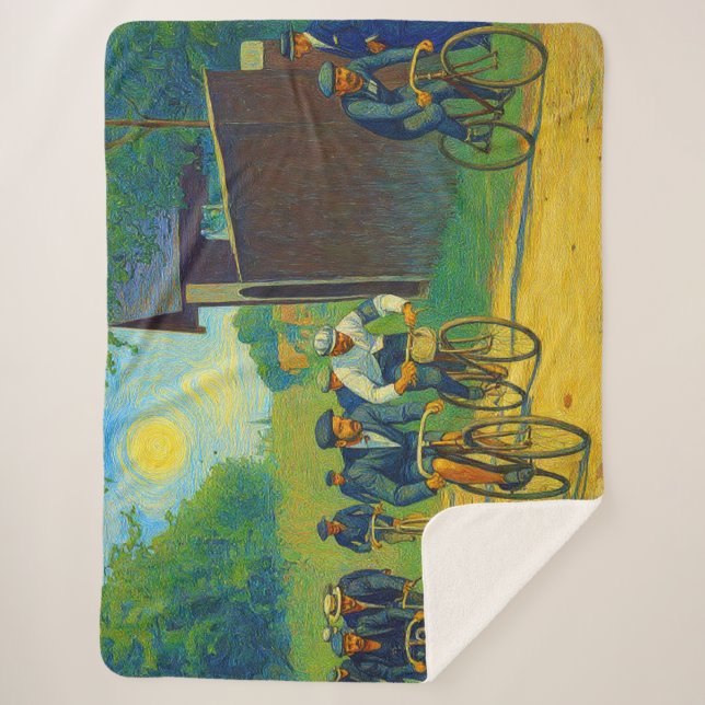 Tour de France First Race 1903 van Gogh Redux Sherpadecke (Vorderseite)