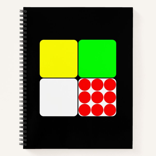 Tour de France Jerseys 3 Black Notizbuch (Vorderseite)