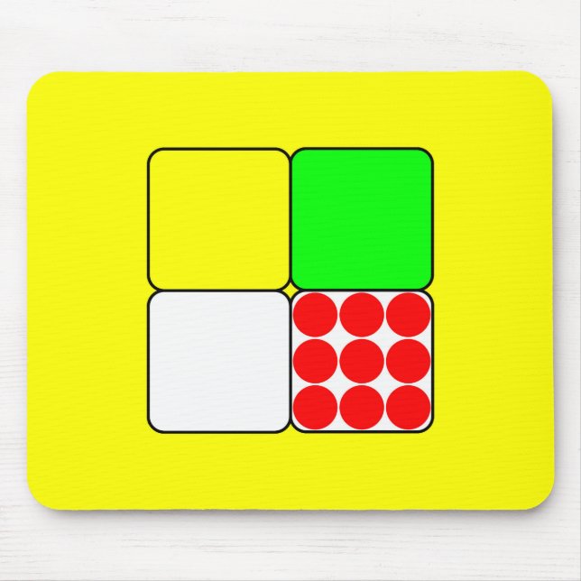 Tour de France Jerseys 3 Yellow Mousepad (Vorne)