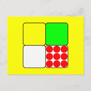 Tour de France Jerseys 3 Yellow Postkarte