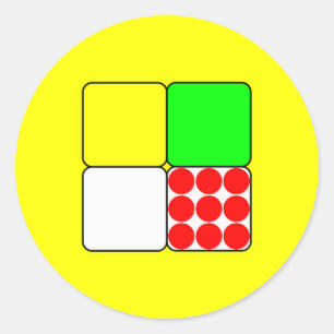 Tour de France Jerseys 3 Yellow Runder Aufkleber