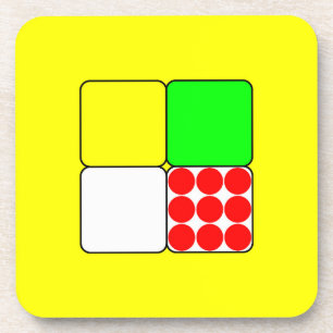 Tour de France Jerseys 3 Yellow Untersetzer