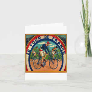 Tour de France Vintage Karte