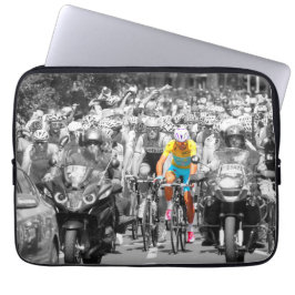 Tour de France Yellow Jersey Peloton Radrennen Laptopschutzhülle