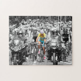 Tour de France Yellow Jersey Peloton Radrennen Puzzle