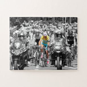 Tour de France Yellow Jersey Peloton Radrennen Puzzle