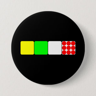 Tour de FranceJerseys 2 schwarze Knöpfe Button