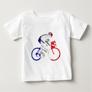 Tour- de Franceradfahrer Baby T-shirt