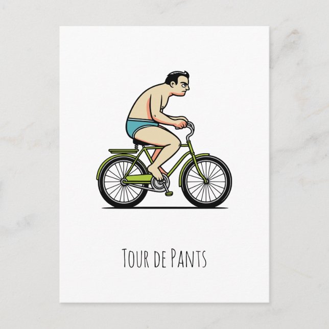 Tour de Hosen Postkarte (Vorderseite)