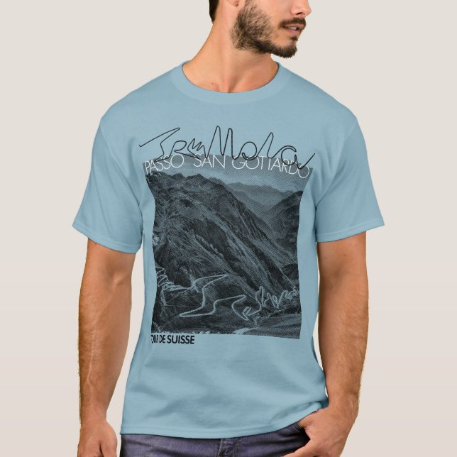 Tour de Suisse "Tremola" T-Shirt (Vorderseite)
