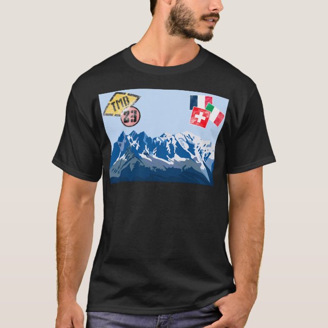 Tour Du Mont Blanc 2023 T-Shirt (Vorderseite)