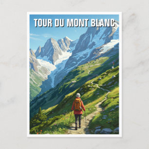 Tour du Mont Blanc Postkarte