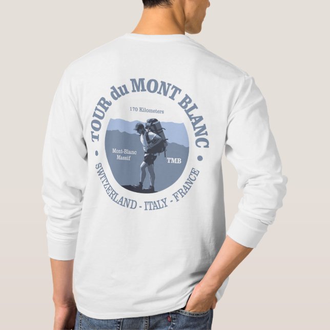 Tour du Mont Blanc T-Shirt (Rückseite)