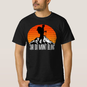Tour du Mont Blanc - Wanderweg Vintages Retro T-Shirt