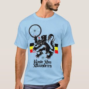 Tour durch Flandern Lion in Belgien T-Shirt