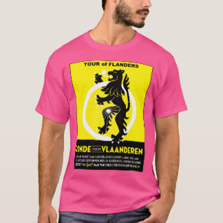 Tour durch Flandern Vintage Radtour Advertisi T-Shirt