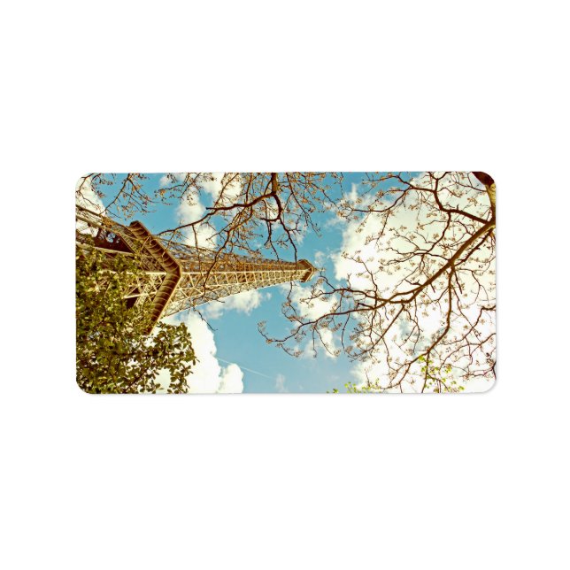 Tour Eiffel Adressaufkleber (Vorne)