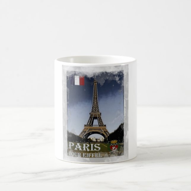 Tour Eiffel - Pari - Frankreich - Kaffeetasse (Mittel)