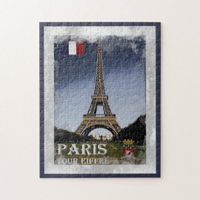 Tour Eiffel - Pari - Frankreich - Puzzle (Vertikal)