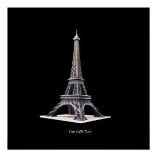 Tour Eiffel Paris Frankreich Poster