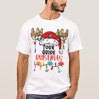 Tour Guide Cruisemas Matching Christmas Pajamas T-Shirt