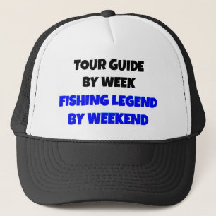 Tour Guide Fischen Legende Truckerkappe