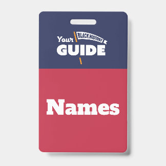 Tour Guide Name Tags - Orange Abzeichen Ausweis