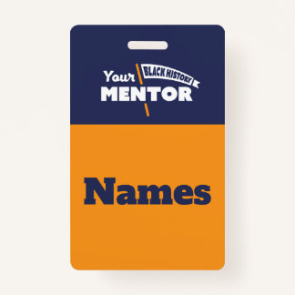 Tour Guide Name Tags - Orange Abzeichen Ausweis