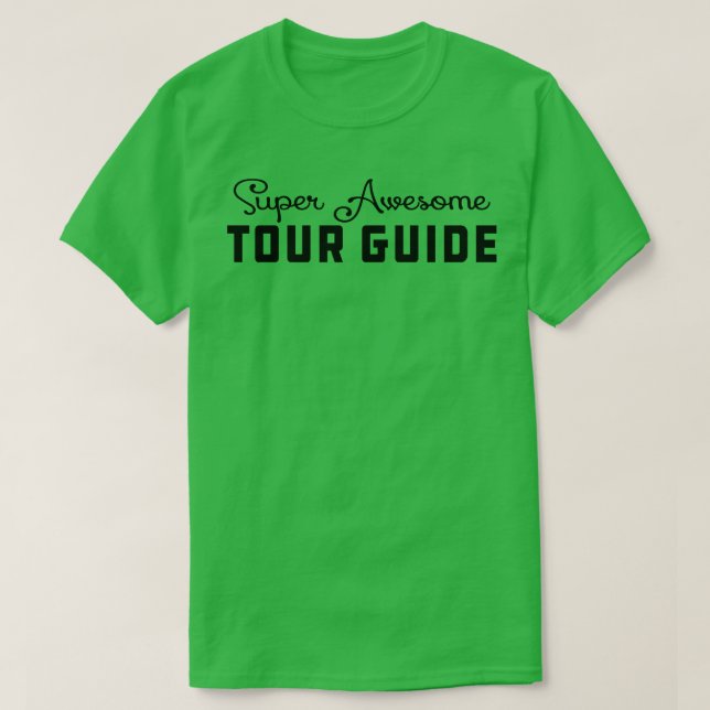 Tour Guide Phantastischer Reiseführer T-Shirt (Design vorne)