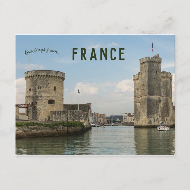 Tour Saint-Nicolas und Tour de la Chaîne Frankreic Postkarte (Vorderseite)