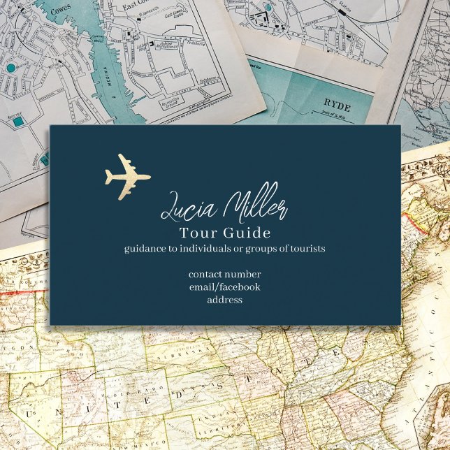 Tour und Reise Visitenkarte (Von Creator hochgeladen)