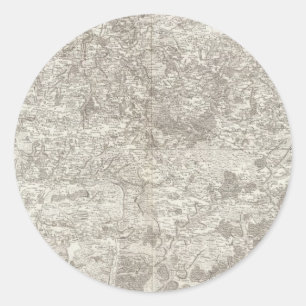 Touren Runder Aufkleber