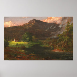 Tourenberg - Jasper F. Cropsey Kunstposter Poster