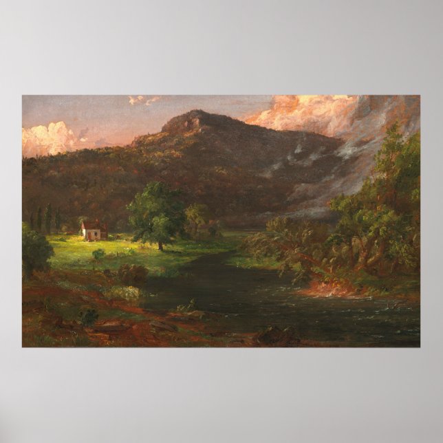 Tourenberg - Jasper F. Cropsey Kunstposter Poster (Vorne)
