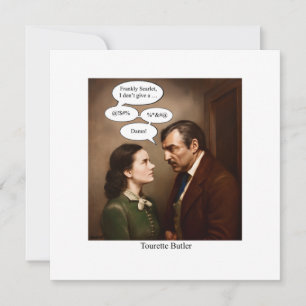 Tourette Butler Einladung