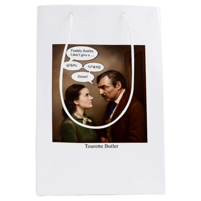 Tourette Butler Mittlere Geschenktüte (Vorderseite)