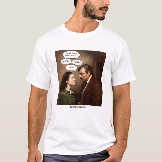 Tourette Butler T-Shirt (Vorderseite)