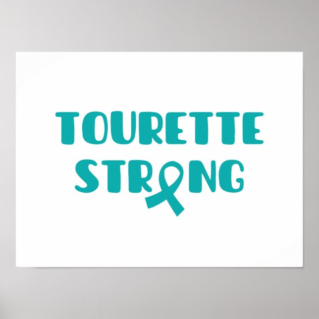 Tourette Strong Poster & Prints (Vorne)