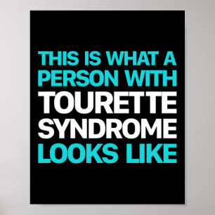 Tourette-Syndrom-Bewusstsein Down-Syndrom-Bewussts Poster