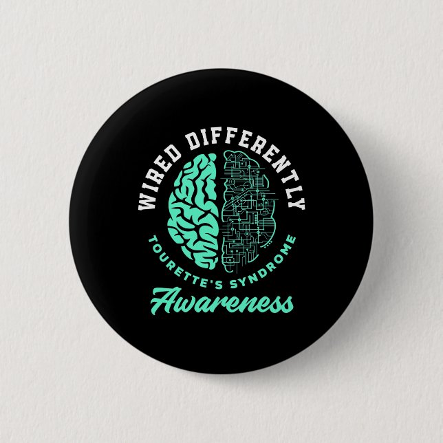 Tourette-Syndrom Button (Vorderseite)