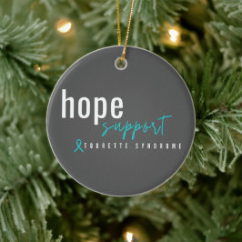 Tourette-Syndrom. Hoffnungsunterstützung. Ornament
