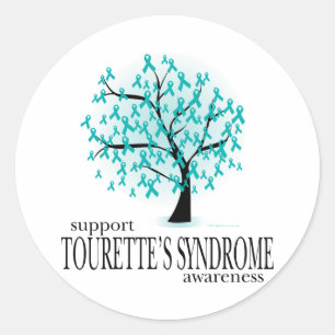 Tourette-Syndrom Runder Aufkleber
