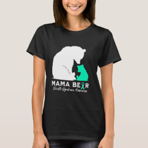 Tourette Syndrome Awareness Mama Bear Support Moth T-Shirt