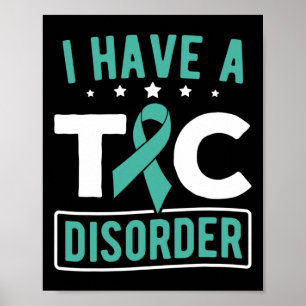 Tourette Syndrome Awareness Ticcing Tourette Syndr Poster