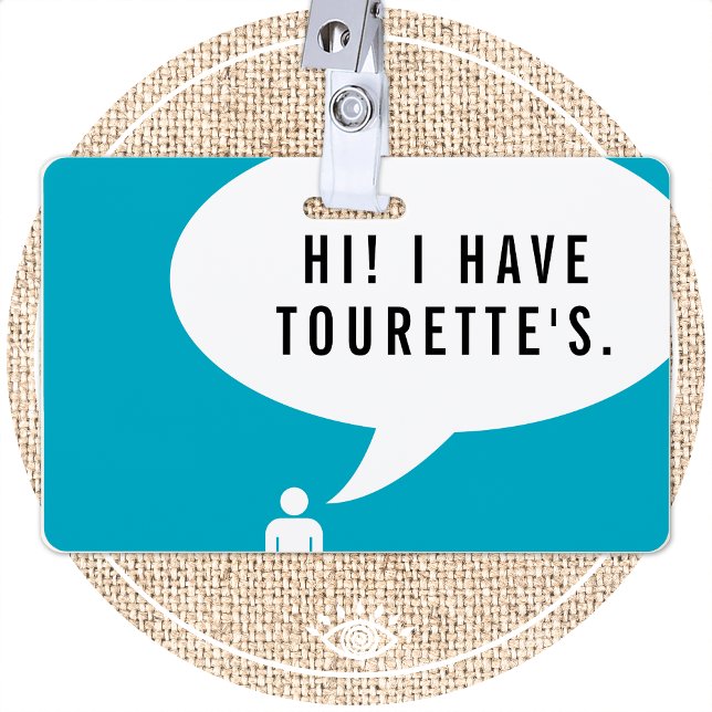 TOURETTE SYNDROME Sprachblase Ausweis (Von Creator hochgeladen)