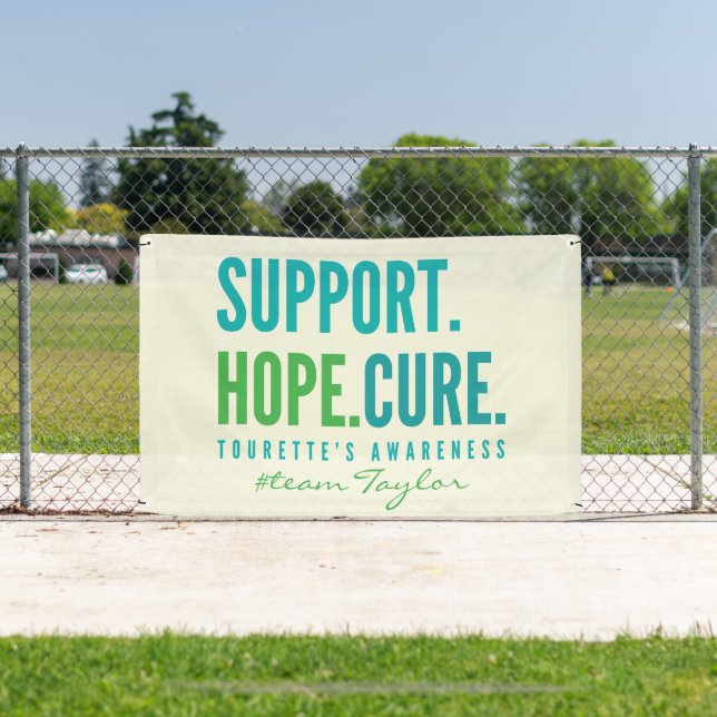 Tourettes Custom Support Hoffnung heilen Banner Ou (Insitu)